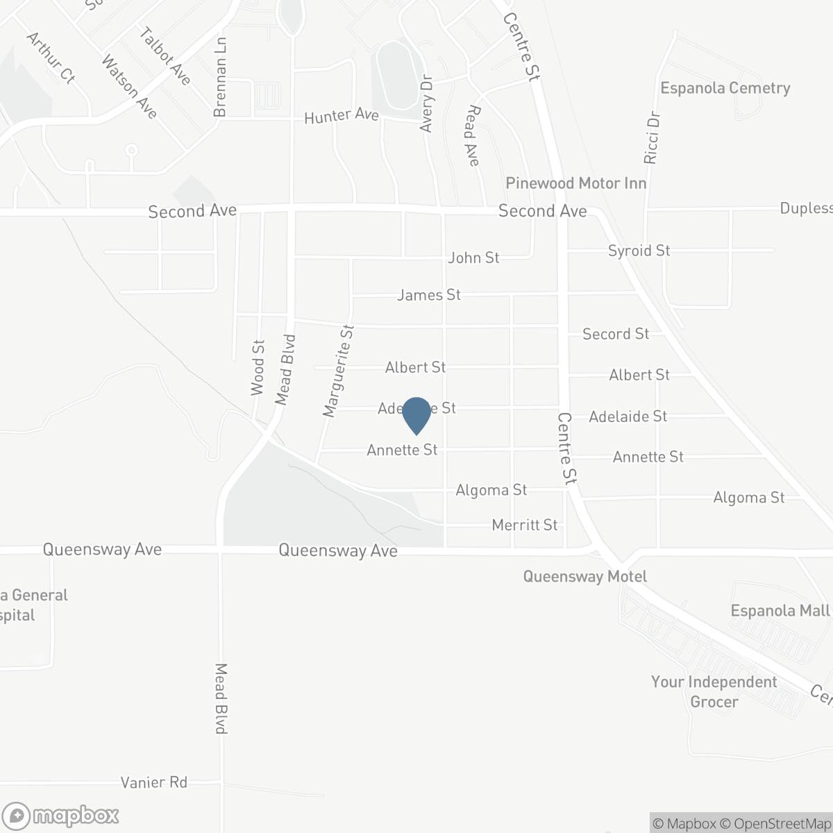449 Adelaide Street, Espanola, Ontario P5E 1K5
